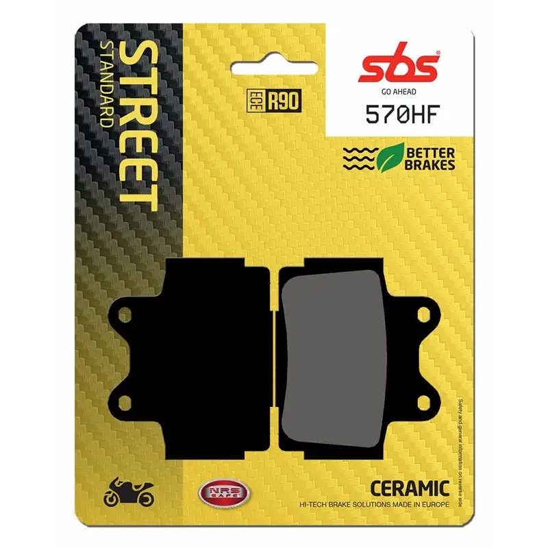 SBS BRAKE PADS 570HF
