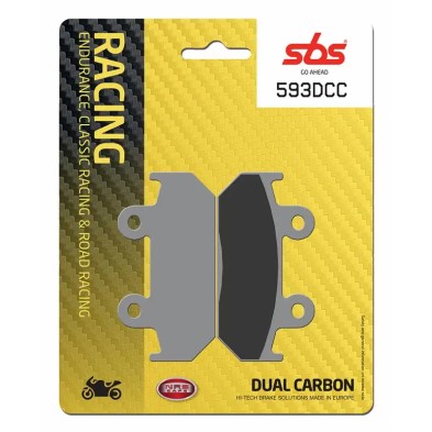 SBS PASTILLAS DE CIRCUITO DE CARBONO 593DCC