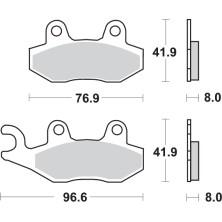 SBS 611SI BRAKE PADS 2