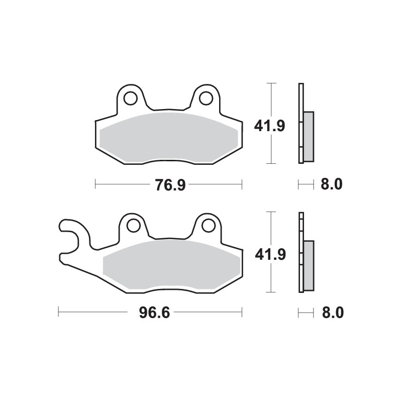 SBS 611SI BRAKE PADS