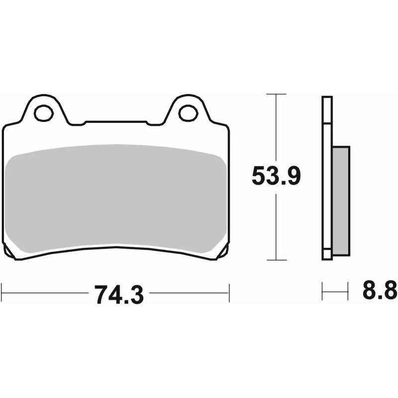 SBS BRAKE PADS 613HF