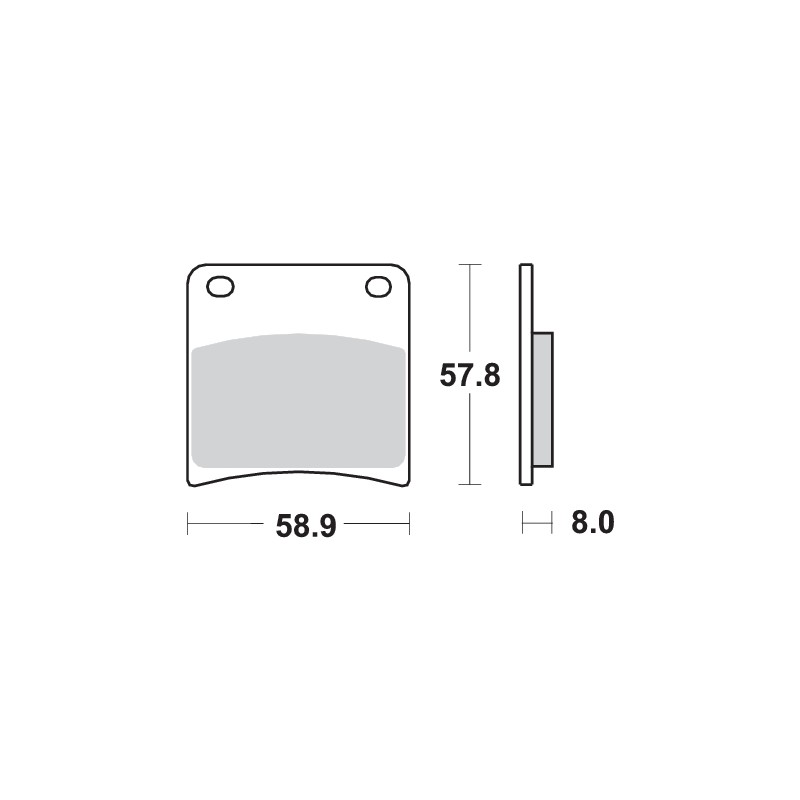 SBS PASTILLAS DE FRENO 620HF