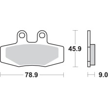 SBS BRAKE PADS 621HF 2