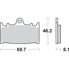 SBS CARBON CIRCUIT PADS 631DC 2