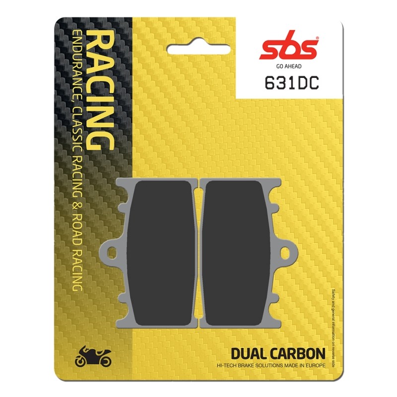 SBS PASTILLAS DE CIRCUITO DE CARBONO 631DC