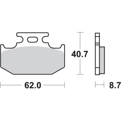 SBS PASTILLAS DE FRENO 632HF