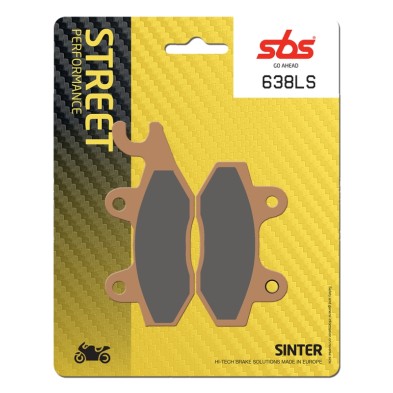 SBS PASTILLAS DE FRENO SINTER TRASERAS LS 638LS