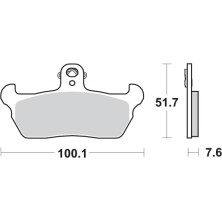 SBS BRAKE PADS 641HF 2