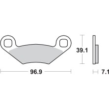 SBS BRAKE PADS 642HF 2