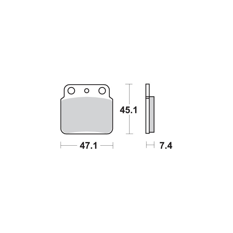 SBS PASTILLAS DE FRENO 649SI
