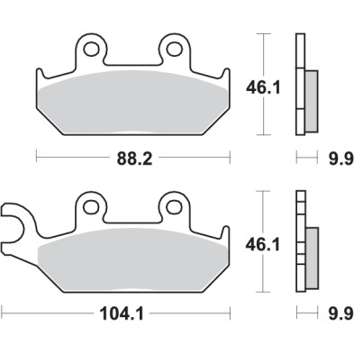 SBS PASTILLAS SINTERIZADAS 650HS