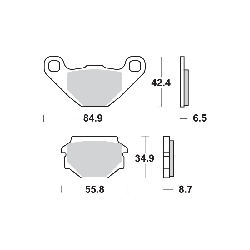 SBS BRAKE PADS 651HF