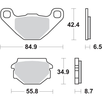SBS BRAKE PADS 651HF
