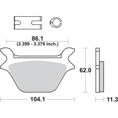 SBS BRAKE PADS 669H.HF