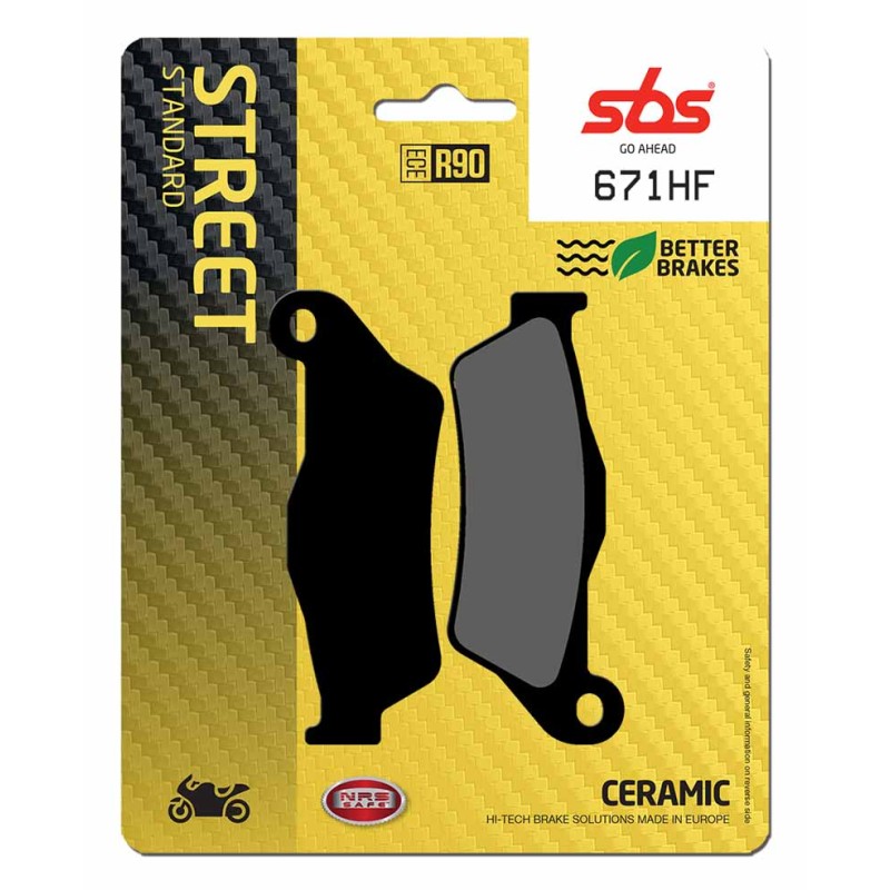 SBS BRAKE PADS 671HF