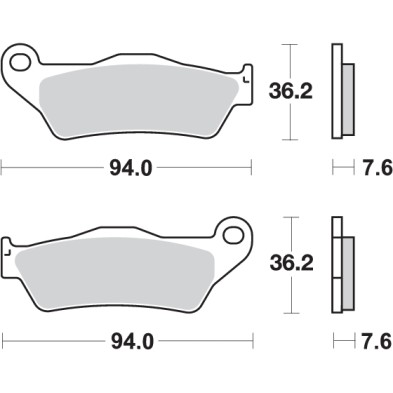 SBS 671HS BRAKE PADS