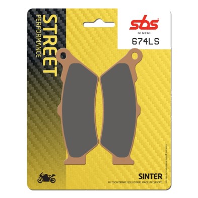 SBS PASTILLAS DE FRENO TRASERAS SPORT 674LS