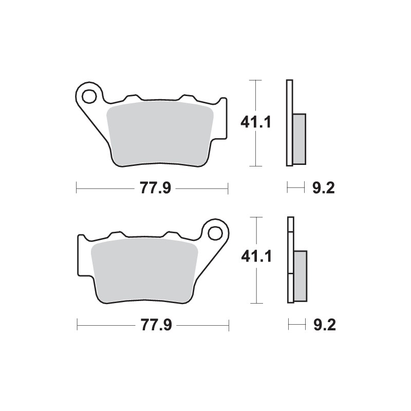 SBS BRAKE PADS 675HF