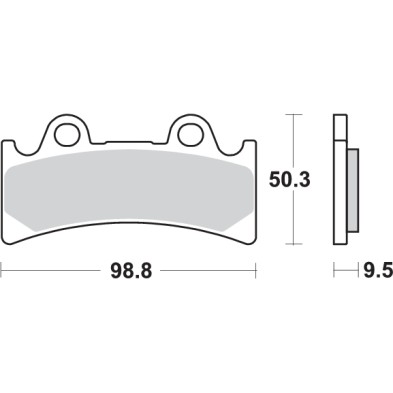 SBS 683HS BRAKE PADS