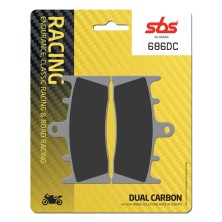 SBS 686DC CARBON BRAKE PADS