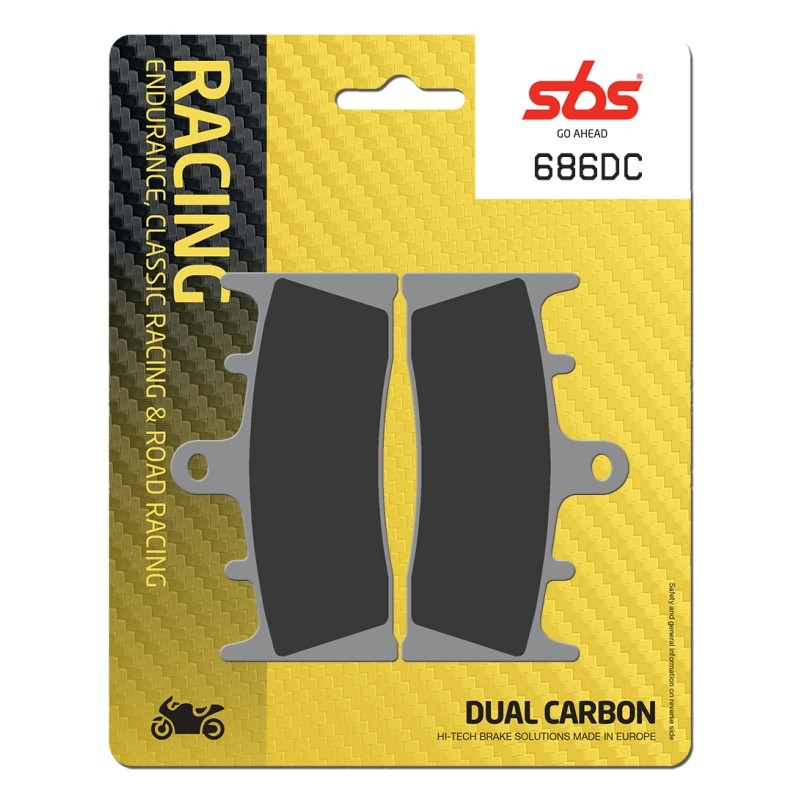 SBS 686DC CARBON BRAKE PADS