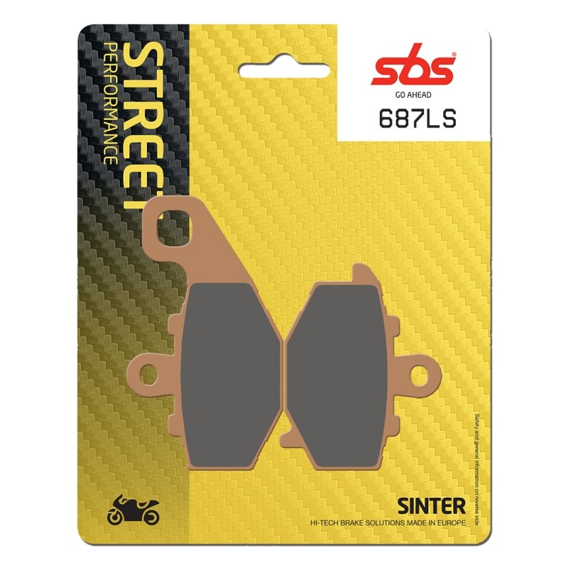 SBS SPORT 687LS REAR BRAKE PADS