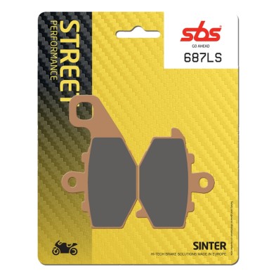 SBS PASTILLAS DE FRENO TRASERAS SPORT 687LS