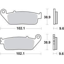 SBS 700DC CARBON BRAKE PADS 2