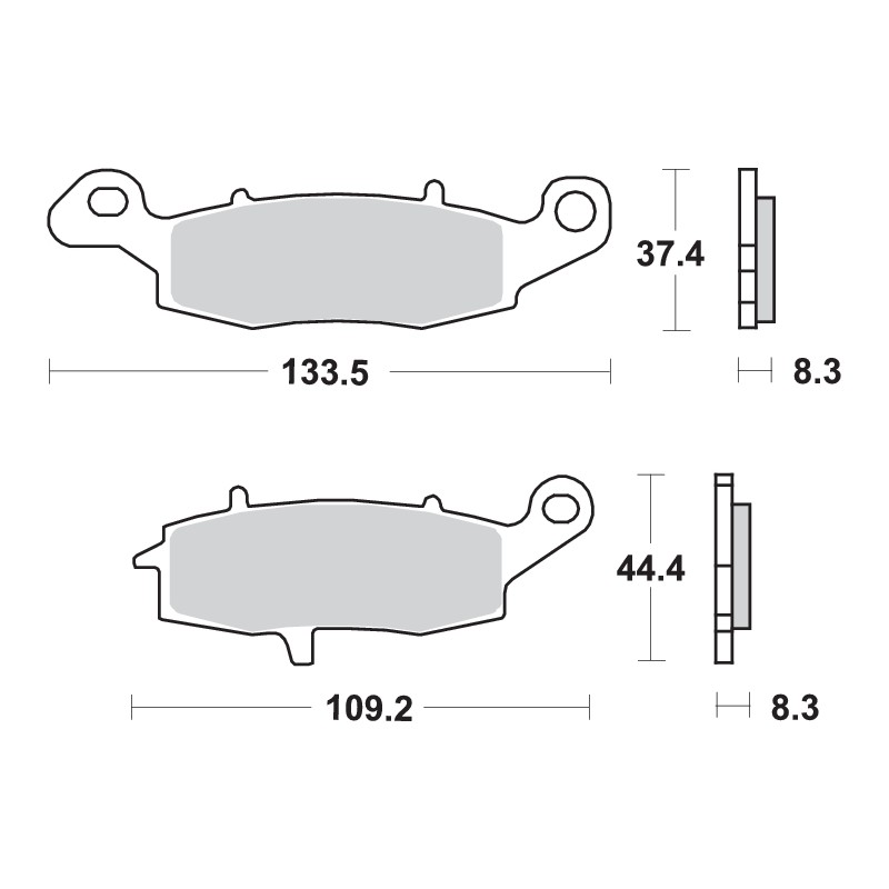 SBS 704HS BRAKE PADS