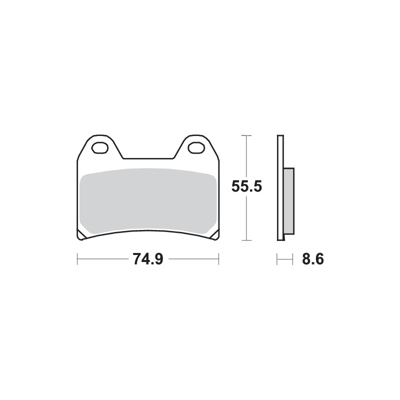 SBS SPORT PADS 706RST