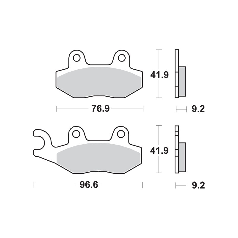 SBS BRAKE PADS 713HF