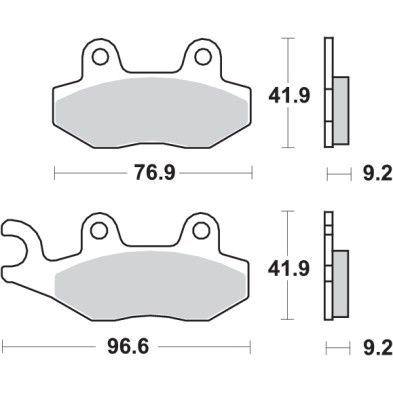 SBS BRAKE PADS 713HF