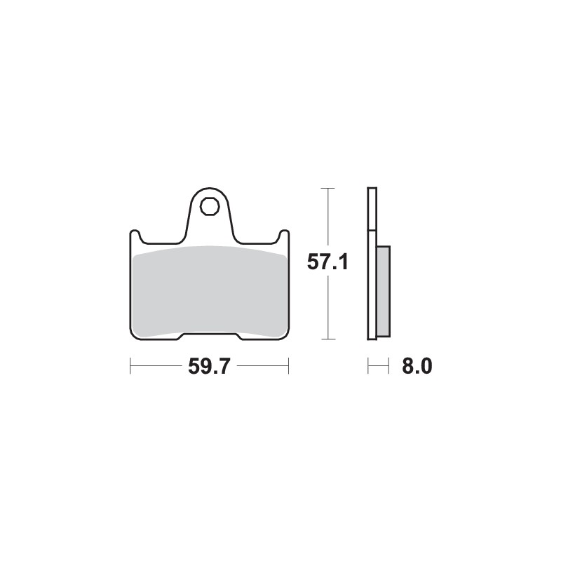 SBS PASTILLAS DE FRENO 715HF