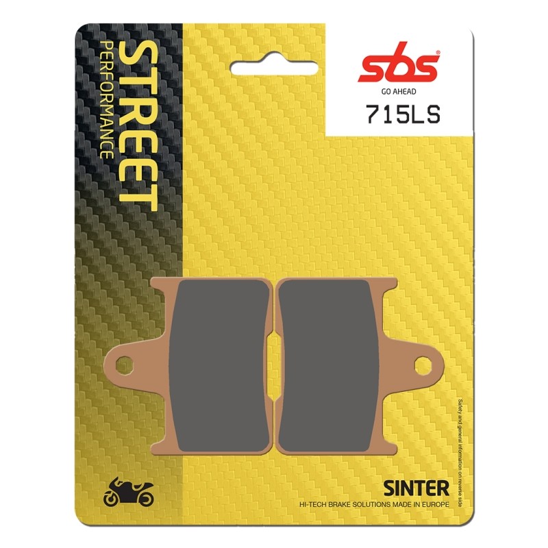 SBS PASTILLAS DE FRENO TRASERAS SPORT 715LS