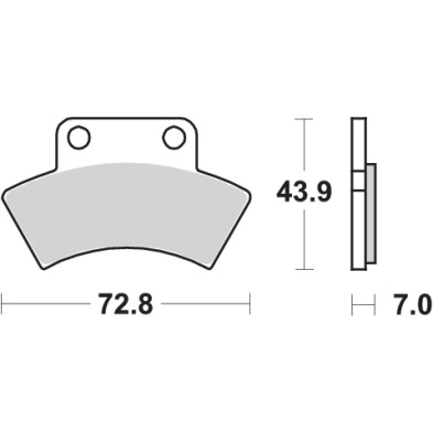 SBS OFF-ROAD BRAKE PAD 717RSI