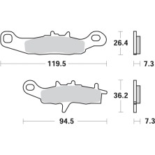 SBS OFF-ROAD BRAKE PAD 726RSI 2