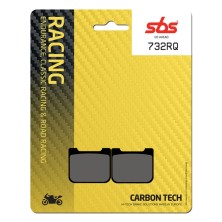 SBS CARBON REAR BRAKE PADS 732RQ