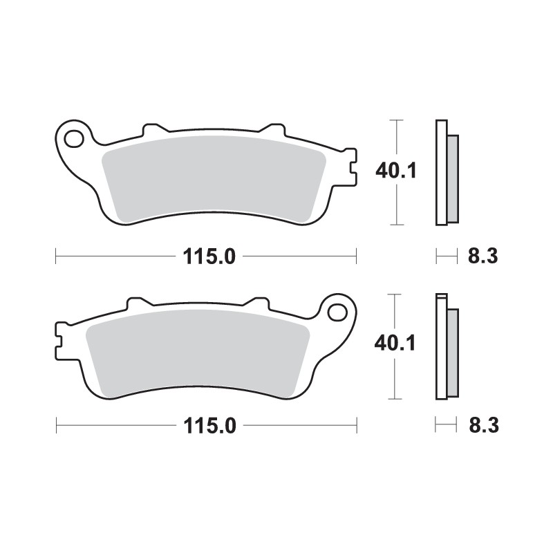 SBS BRAKE PADS 736HF