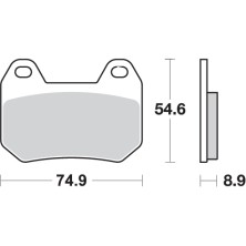 SBS BRAKE PADS 746HF 2