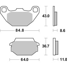 SBS 749SI BRAKE PADS 2