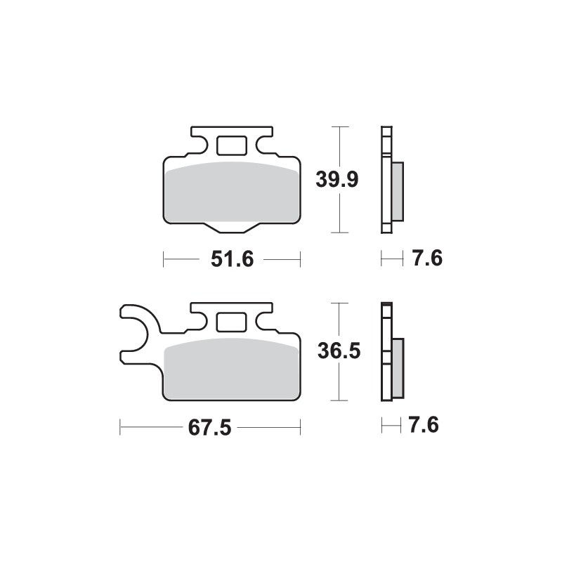 SBS OFF-ROAD BRAKE PAD 752RSI