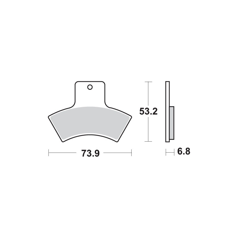 SBS 755ATS BRAKE PADS