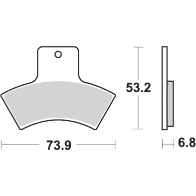 SBS 755ATS BRAKE PADS