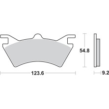 SBS 757ATS BRAKE PADS 2