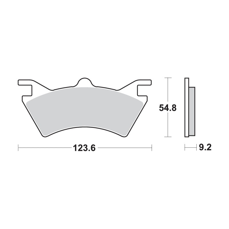 SBS 757ATS BRAKE PADS