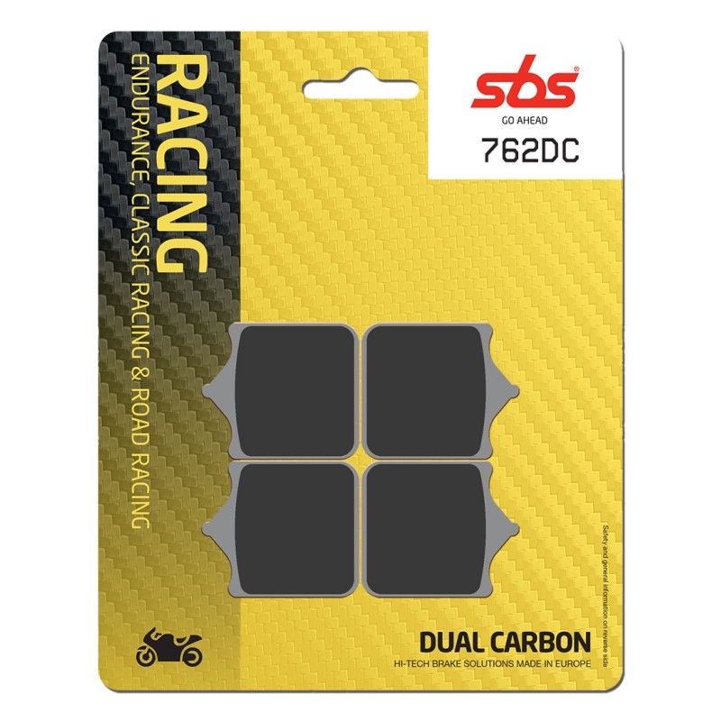 SBS PASTILLAS DE FRENO DE CARBONO 762DC