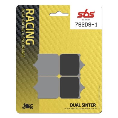 SBS PASTILLAS DE COMPETICION DUAL SINTER 762DS-1