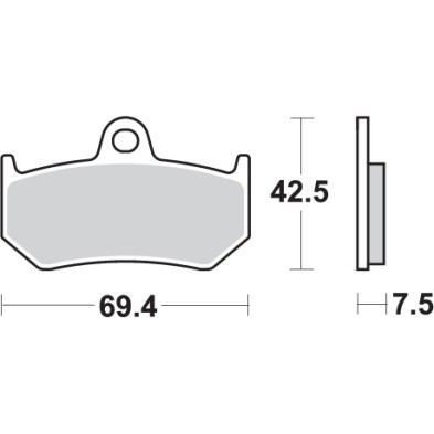 SBS PASTILLAS DE FRENO TRASERAS SPORT 763LS