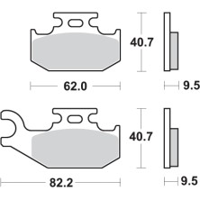 SBS OFF-ROAD BRAKE PAD 767RSI 2