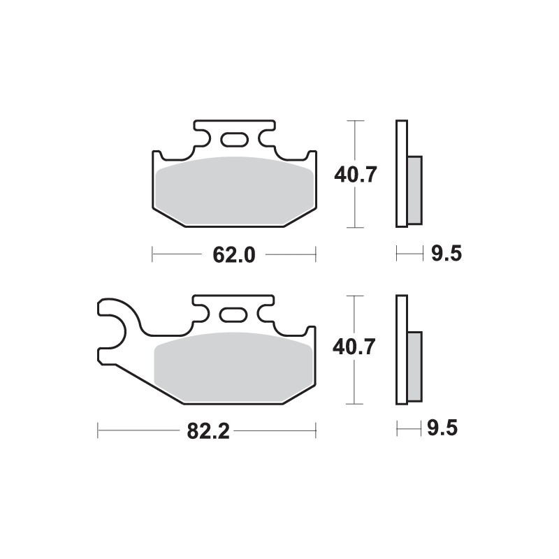 SBS OFF-ROAD BRAKE PAD 767RSI